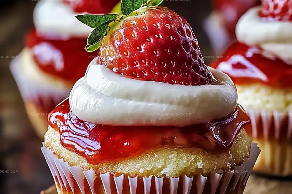 Strawberry Cheesecake Cupcakes Recipe