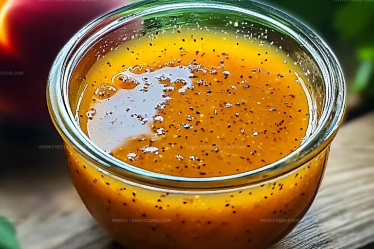 Peach Honey Dijon Balsamic Vinaigrette Recipe