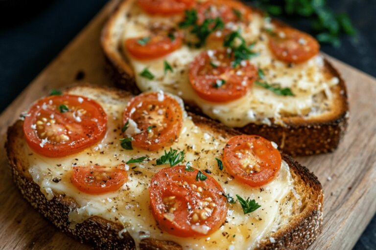 Toast with Cheese and Tomato Recipe
