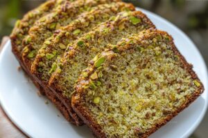 Orange Blossom Pistachio Loaf Cake Recipe