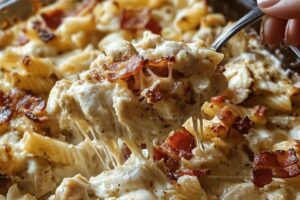 Creamy Chicken Bacon Ranch Casserole Recipe