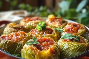 Italian Stuffed Cabbage Rolls Recipe
