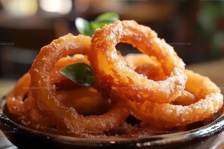 Mighty And Crispy Fried Onion Rings Recipe