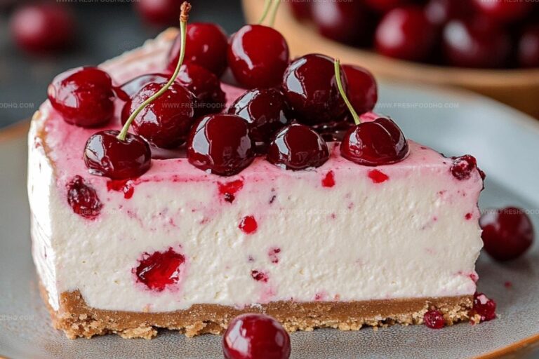 No Bake Cherry Cheesecake Recipe