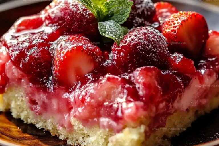 Strawberry Earthquake Cake Recipe
