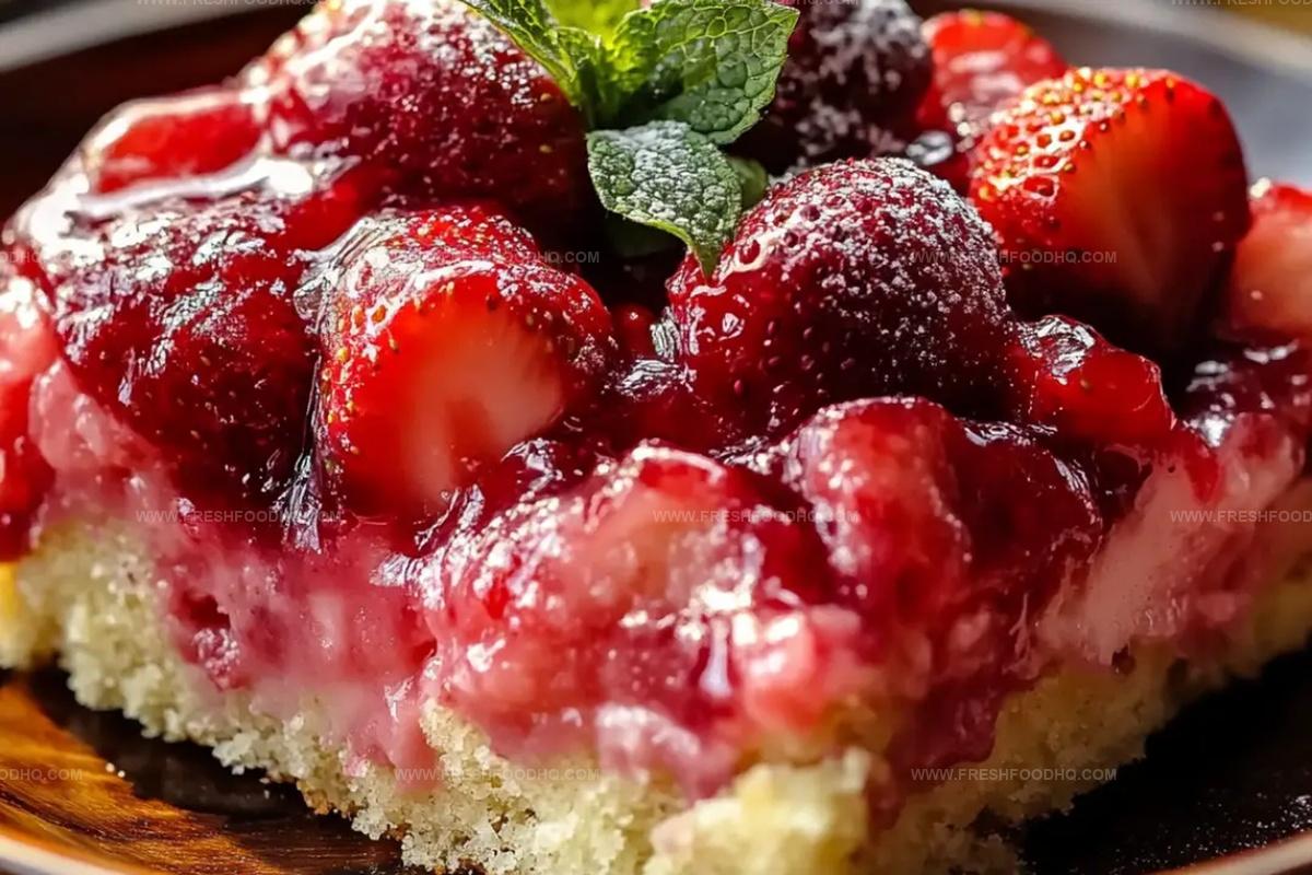 Strawberry Earthquake Cake Recipe