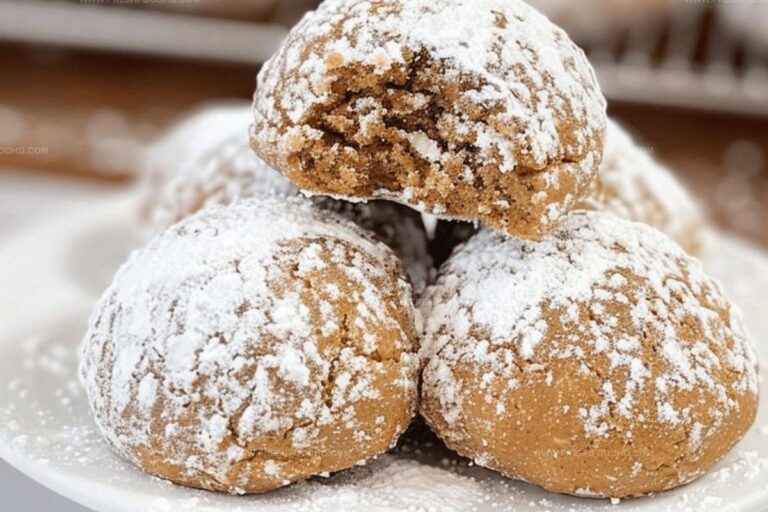 Gingerbread Snowball Cookies Recipe