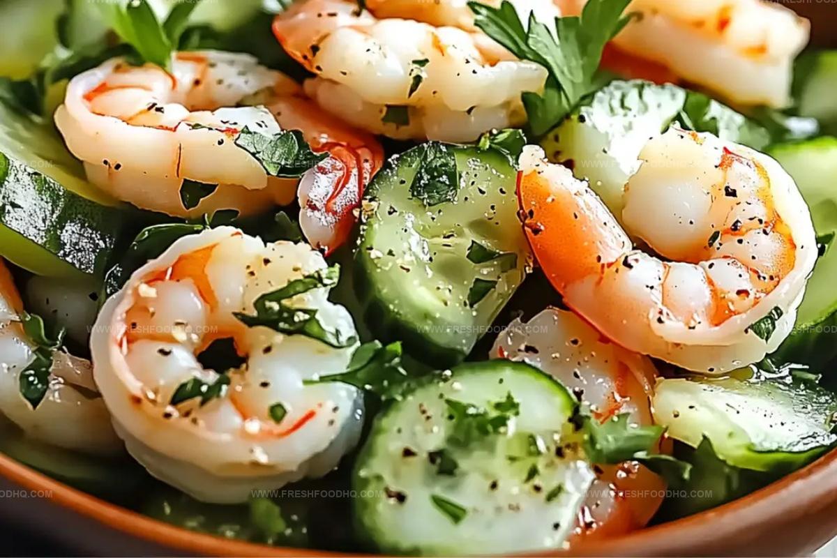 Cucumber Shrimp Salad Recipe