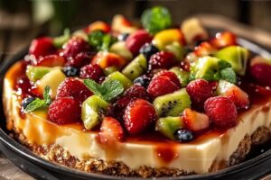 Creamy Cheesecake Delight Fruit Salad Recipe