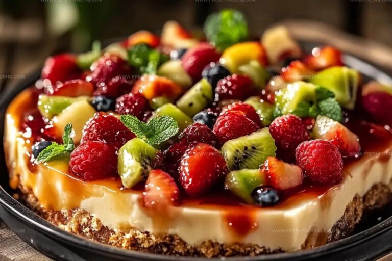 Creamy Cheesecake Delight Fruit Salad Recipe