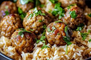 Meatballs And Rice Recipe