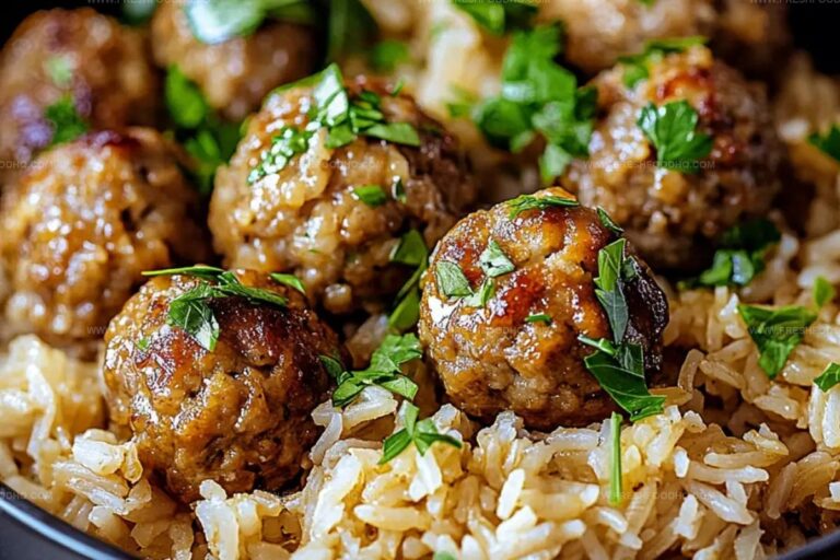 Meatballs And Rice Recipe