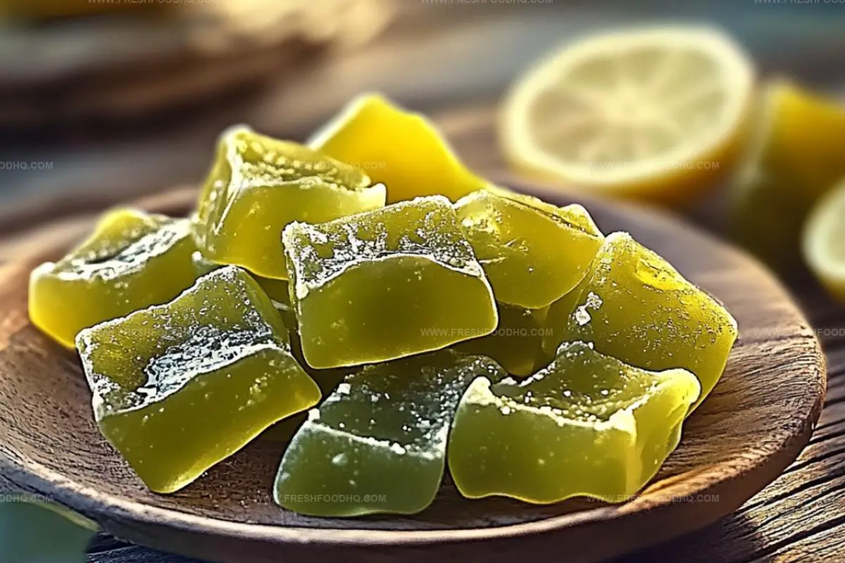 Green Tea, Lemon & Ginger Chews Recipe