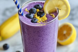Blueberry Lemon Smoothie Recipe