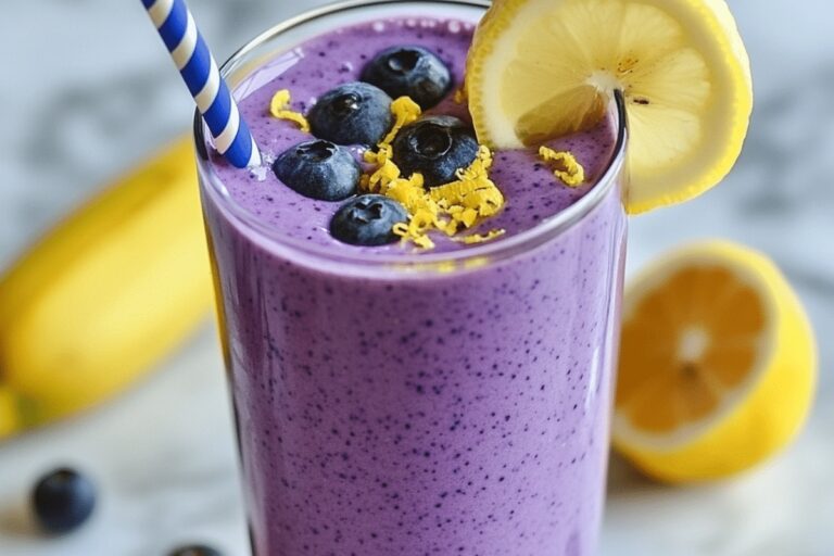 Blueberry Lemon Smoothie Recipe