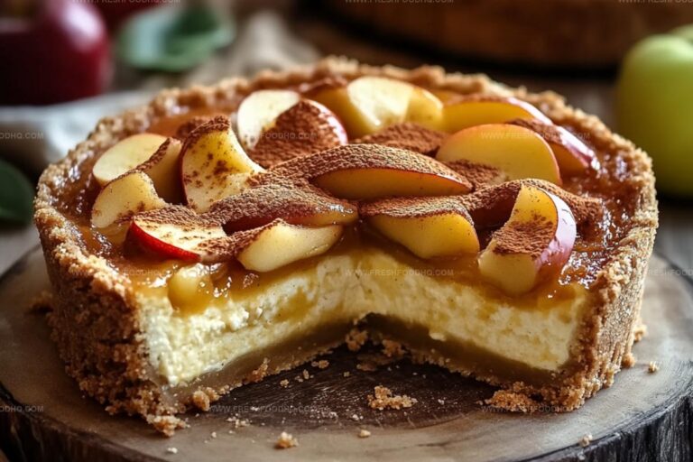 Apple Pie Stuffed Cheesecake Recipe