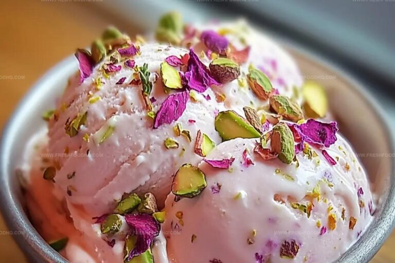 Rosewater Pistachio Delight Gelato Recipe