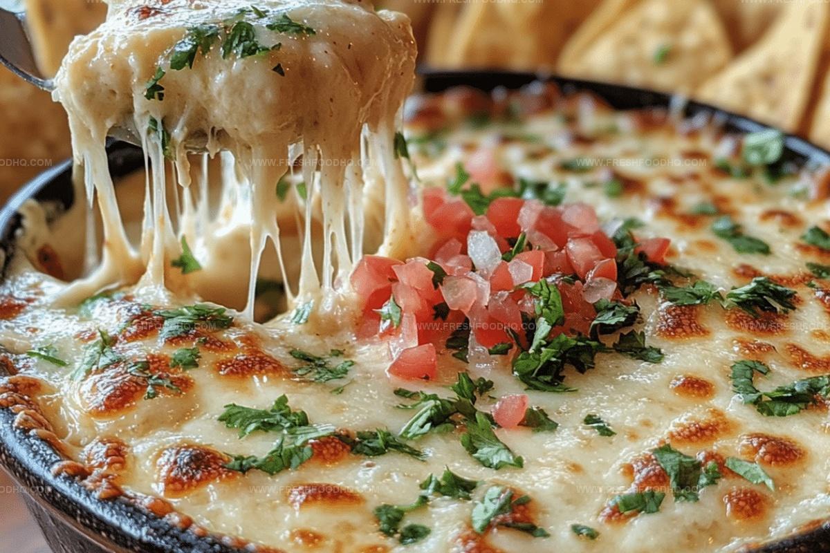 Mexican Restaurant Style White Cheese Dip Recipe