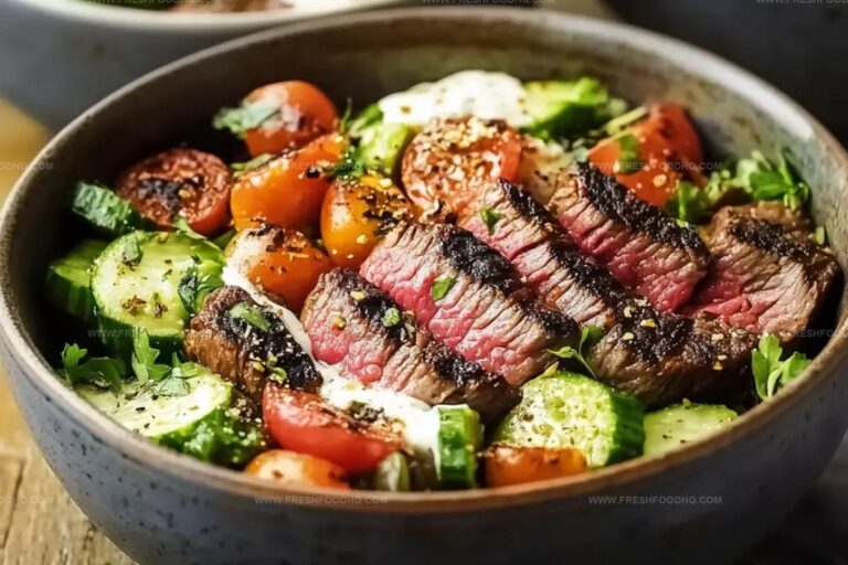 Mediterranean Steak Bowls Recipe