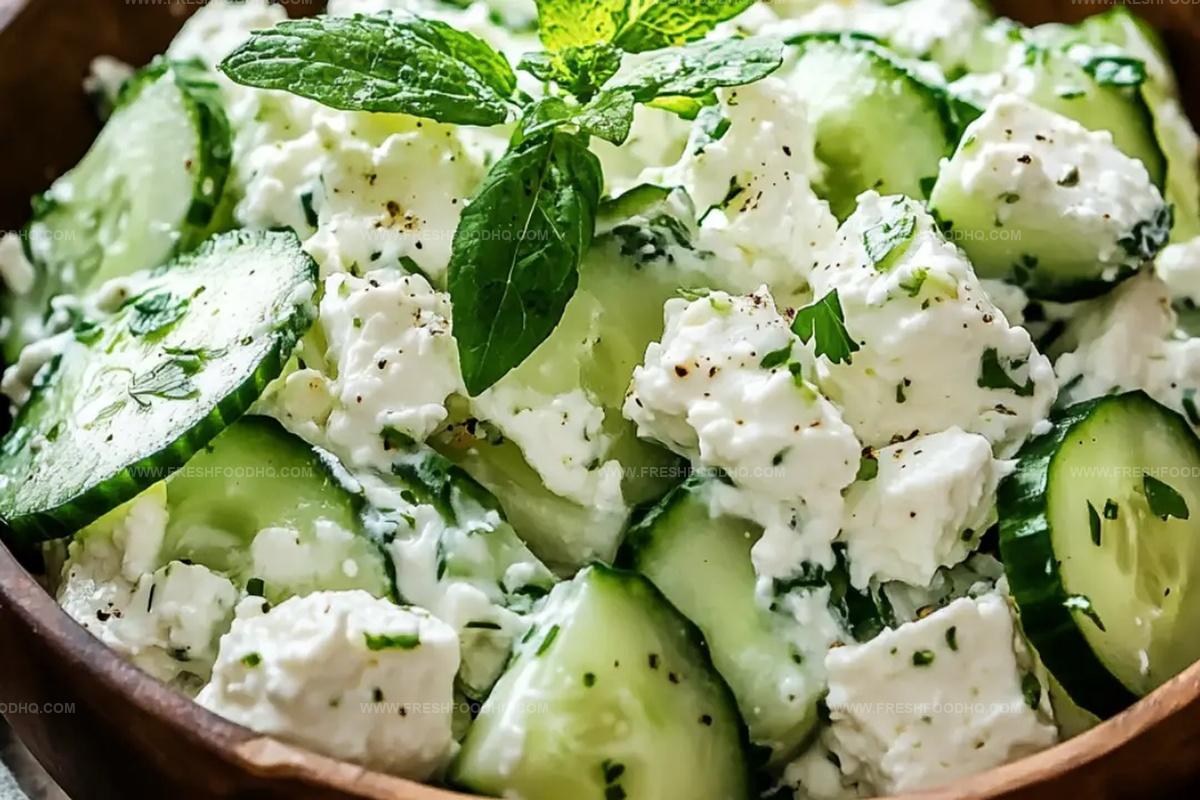 Cottage Cheese And Cucumber Salad Recipe