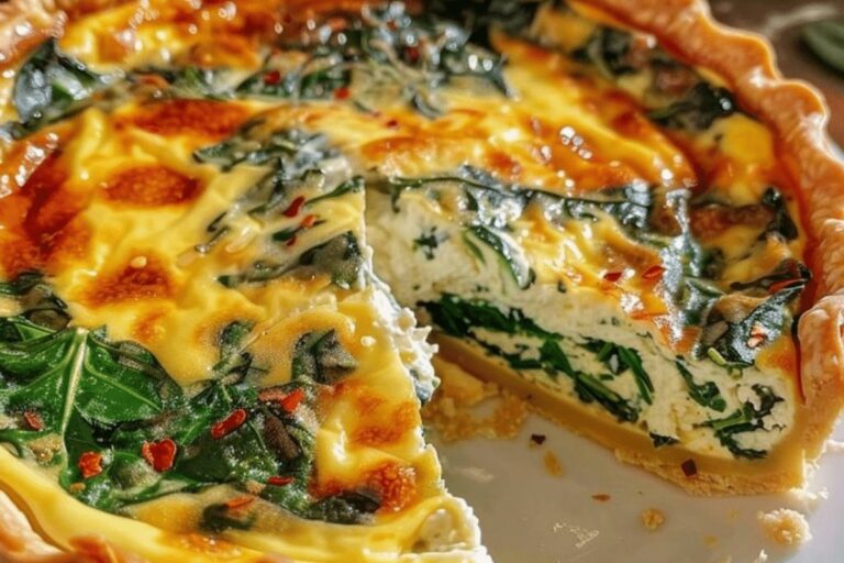 Spinach and Ricotta Quiche Recipe