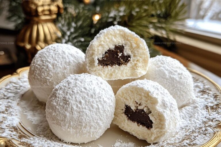 Bite-Sized Ricotta Truffles with Chocolate Center Recipe