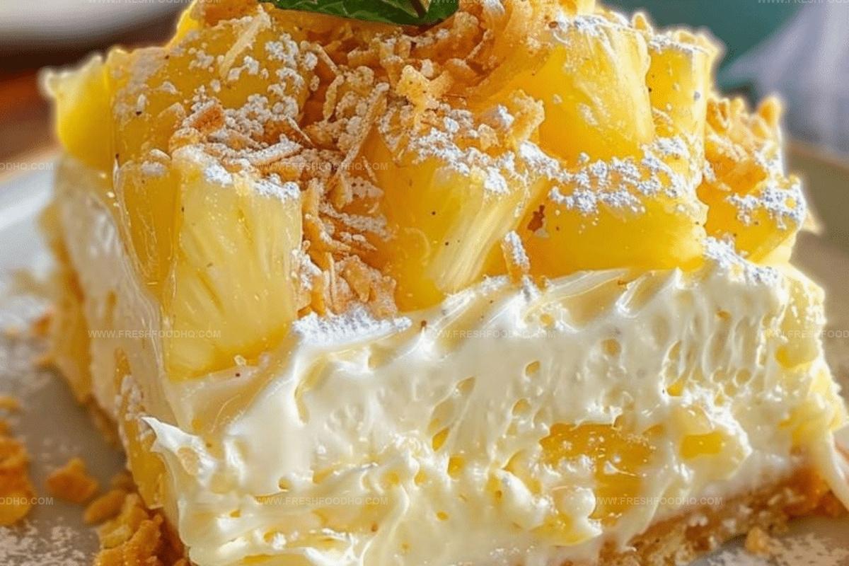 Hawaiian Pineapple Bars Recipe
