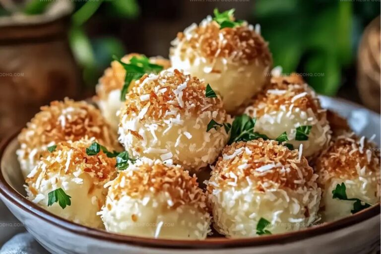 No-Bake Coconut Cream Balls Recipe