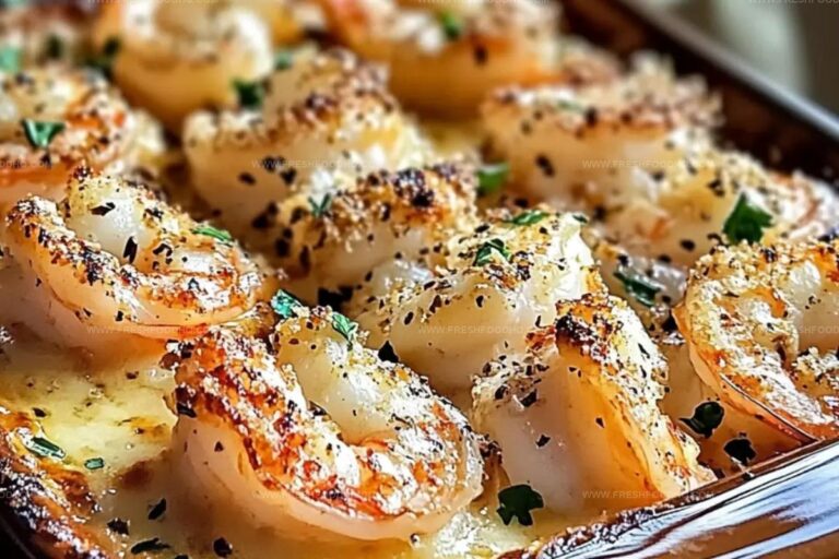 Garlic Parmesan Baked Shrimp Recipe