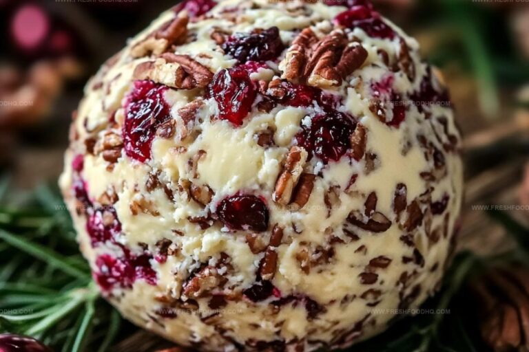 Cranberry Pecan Cheese Ball Recipe