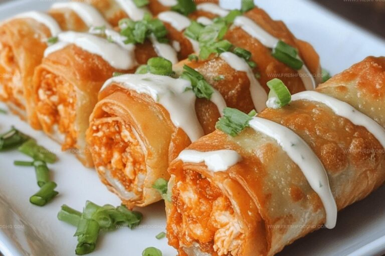Buffalo Chicken Egg Rolls Recipe