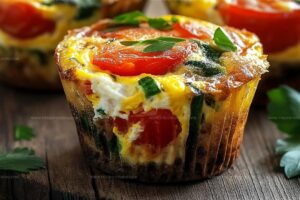 Veggie-Loaded Breakfast Frittata Cups Recipe