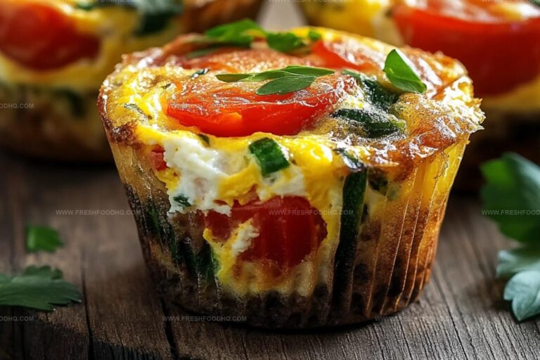 Veggie-Loaded Breakfast Frittata Cups Recipe