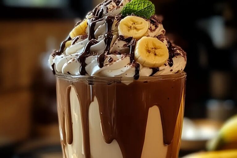 Banana Caramel Chocolate Frappuccino Recipe