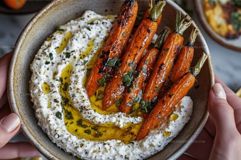 Roasted Carrots with Whipped Feta Recipe