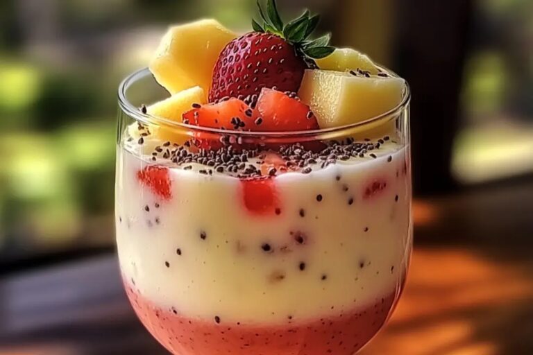 Strawberry Pina Colada Smoothie Recipe