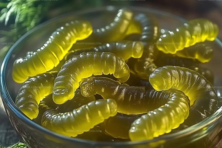 Homemade Dill Pickle Gummy Worms Recipe