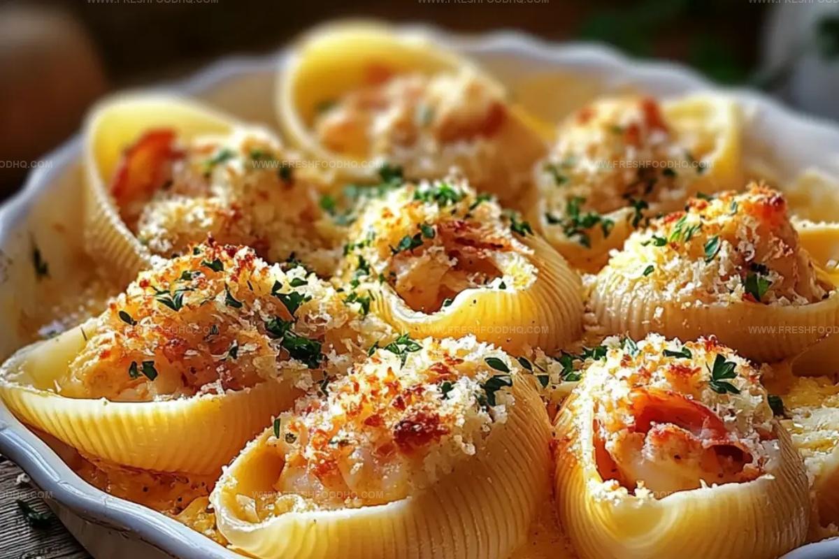 Seafood Stuffed Shells Recipe