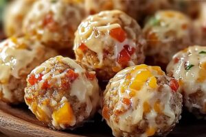Rotel Cream Cheese Sausage Balls Recipe