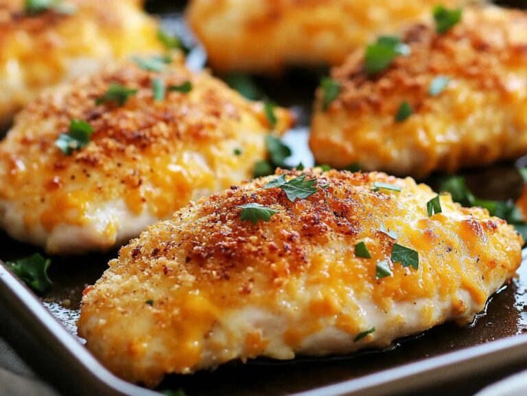 Crispy Cheddar Chicken Recipe