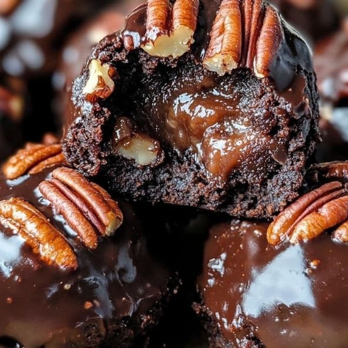Decadent Pecan Pie Brownie Bombs Recipe