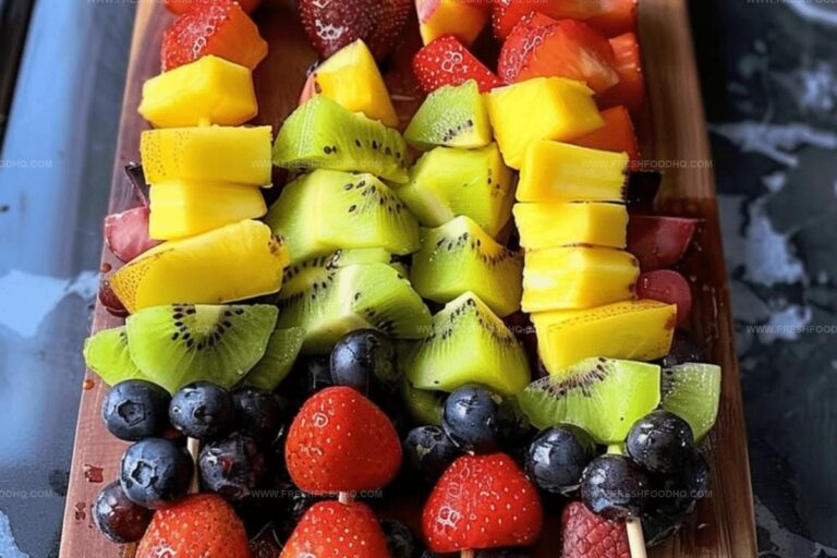 Rainbow Fruit Skewers Recipe