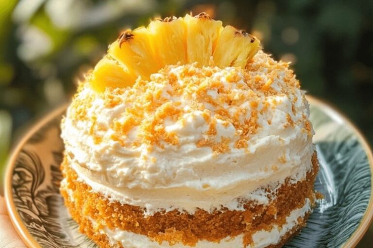 Hawaiian Pineapple Carrot Cream Cake Recipe