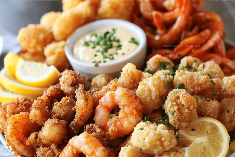 Fried Seafood Platter Recipe
