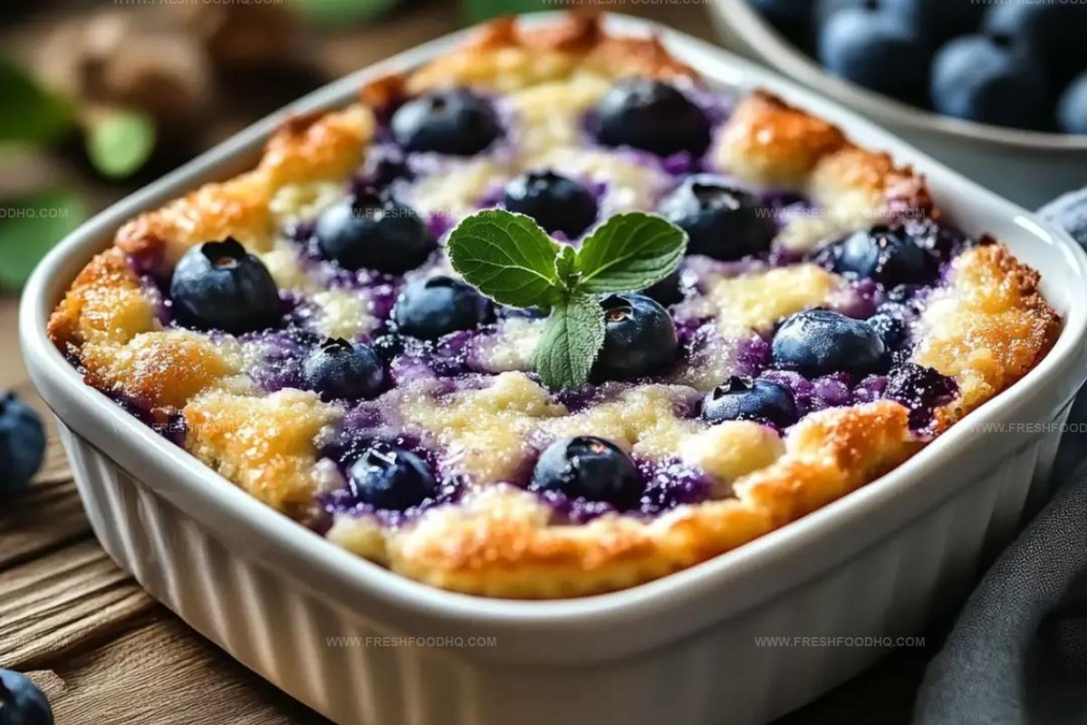 Blueberry Cottage Cheese Breakfast Bake Recipe