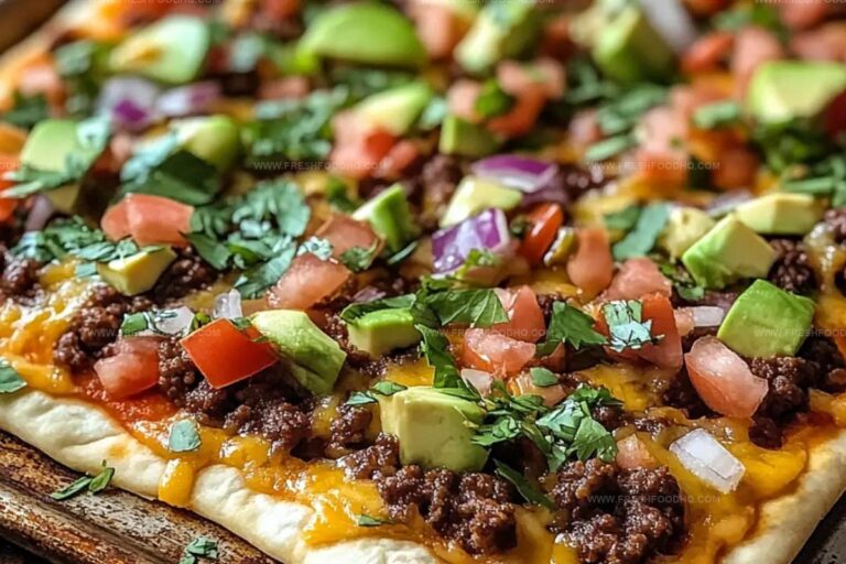 Sheet Pan Taco Pizza Recipe