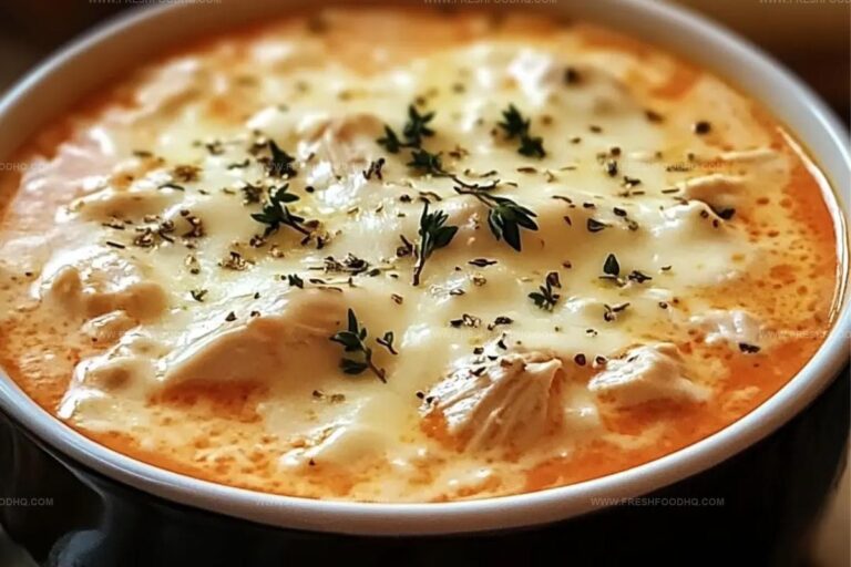 Crock Pot Creamy Chicken Parmesan Soup Recipe
