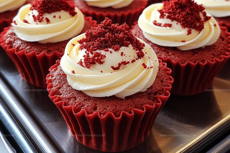 Red Velvet Cookie Cups Recipe
