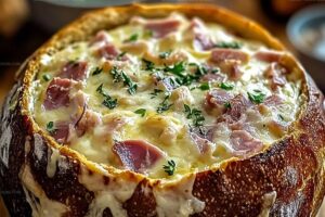 Reuben Dip In A Rye Bread Bowl Recipe