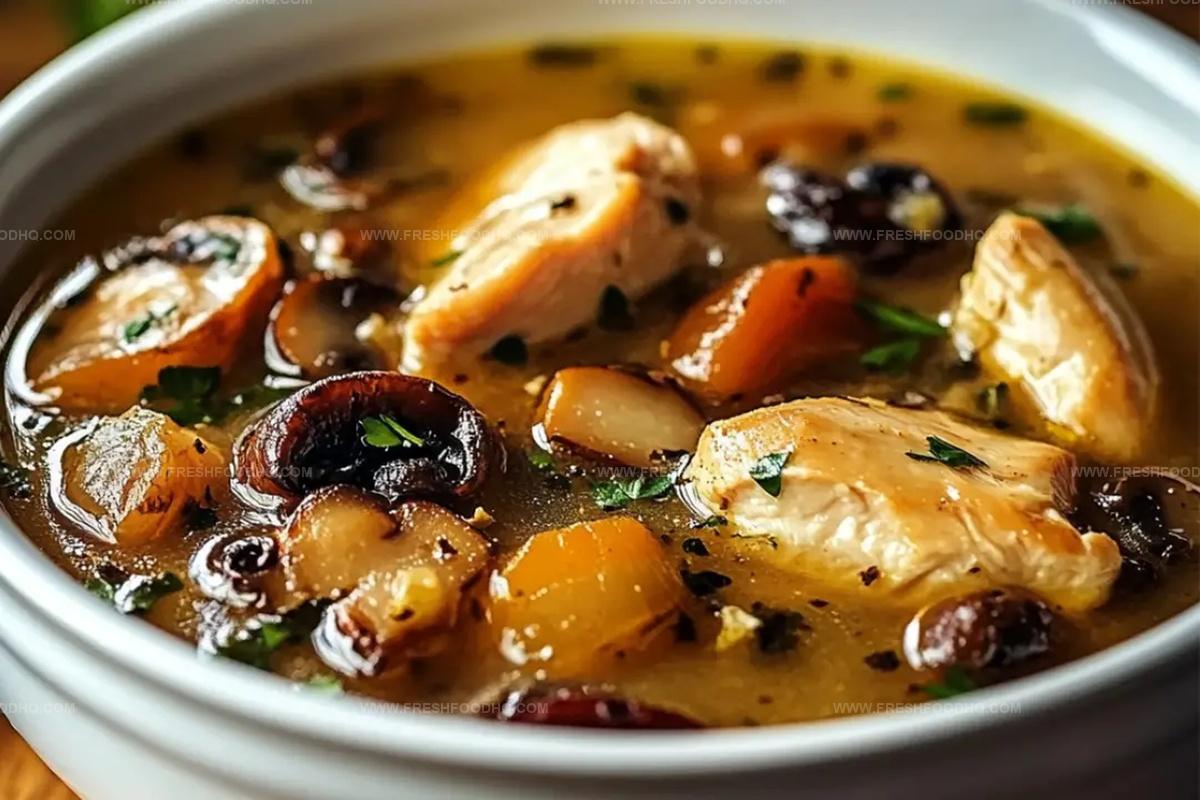 Rotisserie Chicken Mushroom Soup Recipe